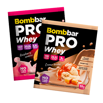 Протеин сывороточный Bombbar Pro Whey (Пробник) 30 г