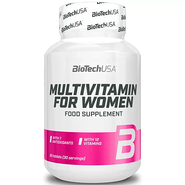 Мультивитамины для женщин Biotech USA Multivitamin for Women 60 табл.
